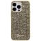 Guess Guess Mobilskal till iPhone 15 Pro Max Disco Metal Script - Guld