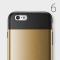Lunatik Lunatik Flak Skal till Apple iPhone 6 / 6S - Gold