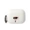 KARL LAGERFELD Karl Lagerfeld AirPods Pro 2 Skal Silicone Karl Head 3D - Vit