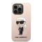 KARL LAGERFELD Karl Lagerfeld iPhone 14 Pro Max Skal Magsafe Silicone Ikonik - Rosa