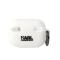 KARL LAGERFELD Karl Lagerfeld AirPods Pro 2 Skal Silicone Karl Head 3D - Vit