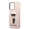 KARL LAGERFELD Karl Lagerfeld iPhone 14 Pro Max Skal Magsafe Silicone Ikonik - Rosa