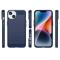 OEM iPhone 14 Plus Skal Carbon Fiber Texture - Blå