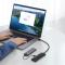 BASEUS Baseus Lite HUB Typ-C 4x USB - Svart