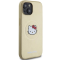 Hello Kitty Hello Kitty Mobilskal till iPhone 14 Magsafe Läder Kitty Head - Guld