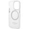 Guess GUESS iPhone 14 Pro Skal Magsafe Metal Outline - Silver