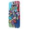 OEM Flexicase Skal till Samsung Galaxy S7 Edge - Blue Dot Flower