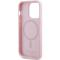 Guess Guess iPhone 14 Pro Mobilskal Magsafe Saffiano - Rosa