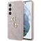 Guess Guess Mobilskal till Galaxy S24 Big Metall Logo - Rosa