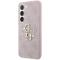 Guess Guess Mobilskal till Galaxy S24 Big Metall Logo - Rosa