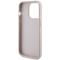 Guess Guess Mobilskal till iPhone 15 Pro Metall Gold Logo - Rosa