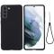 OEM Liquid Silicone Skal Galaxy S22 Plus 5G - Svart
