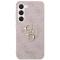 Guess Guess Mobilskal till Galaxy S24 Big Metall Logo - Rosa