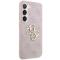 Guess Guess Mobilskal till Galaxy S24 Big Metall Logo - Rosa