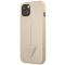 Guess GUESS iPhone 14 Skal Saffiano Triangle Logo - Beige