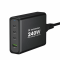Wozinsky Wozinsky Väggladdare USB-A/3 x USB-C 240W GaN - Svart