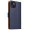 OEM iPhone 14 Pro Max Plånboksfodral Dual Flip - Blå