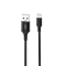 XO XO USB-A till Lightning kabel 1m 2.4A - Svart