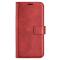 OEM iPhone 15 Plus Plånboksfodral Calf Flip Folio - Röd