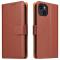 OEM iPhone 14 Pro Plånboksfodral Dual Flip - Brun