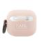 KARL LAGERFELD Karl Lagerfeld AirPods 3 Skal Silicone Choupette Head 3D - Rosa