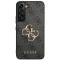 Guess Guess Mobilskal till Galaxy S24 Big Metall Logo - Svart