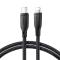 Joyroom Joyroom USB-C till Lightning kabel 1m PD 30W - Svart