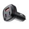 Acefast Acefast Billaddare 66W 2x USB-C Till USB - Svart