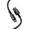 BASEUS Baseus Tungsten USB-C till USB-A kabel 100W 1m - Svart