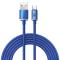 BASEUS Baseus Crystal USB-A till USB-C Kabel 100W 2m - Blå