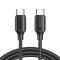 Joyroom Joyroom USB-C till USB-C kabel 60W 1m - Svart