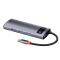 BASEUS Baseus 5in1 Multifunktionell HUB USB-C 100 W - Grå
