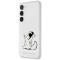KARL LAGERFELD Karl Lagerfeld Mobilskal till Galaxy S23 Plus Choupette Fun - Clear