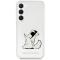KARL LAGERFELD Karl Lagerfeld Mobilskal till Galaxy S23 Plus Choupette Fun - Clear
