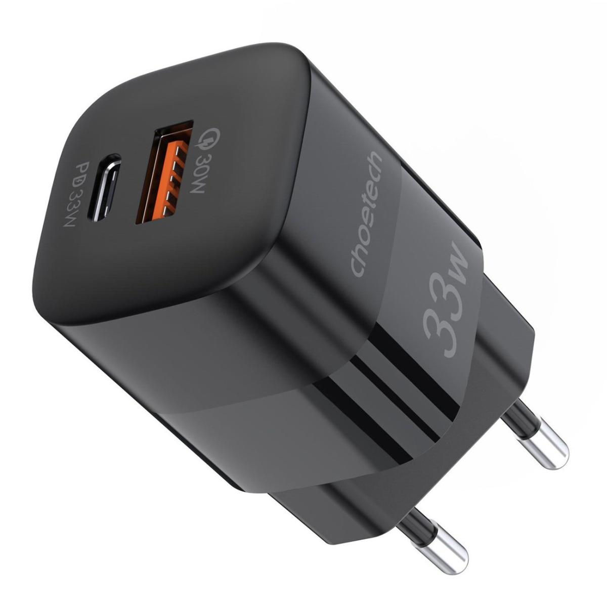 Choetech Choetech Snabbladdare 33W USB-C - Svart