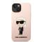 KARL LAGERFELD Karl Lagerfeld iPhone 14 Plus Skal Magsafe Ikonik Silicone - Rosa