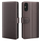 OEM Sony Xperia 5 V Plånboksfodral Äkta Läder - Brun
