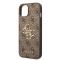 Guess Guess iPhone 15 Plus Mobilskal Big Metall Logo - Brun