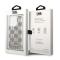 KARL LAGERFELD Karl Lagerfeld iPhone 14 Pro Skal Liquid Glitter Monogram - Silver