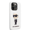 KARL LAGERFELD Karl Lagerfeld iPhone 14 Pro Skal Silicone Ikonik - Vit