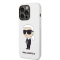 KARL LAGERFELD Karl Lagerfeld iPhone 14 Pro Skal Silicone Ikonik - Vit