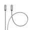 Forcell Forcell USB-C till USB-C kabel C237 1m - Silver
