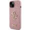 Guess Guess iPhone 15 Plus Mobilskal Glitter Script Big - Rosa