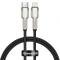 BASEUS Baseus Cafule Metal USB-A till Lightning kabel Pd20w 1m - Svart