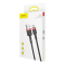 BASEUS Baseus USB-C till USB-A kabel Cafule 2m - Svart/Röd