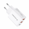 Wozinsky Wozinsky Väggladdare 30W USB-C/2 x USB-A - Vit