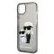 KARL LAGERFELD Karl Lagerfeld iPhone 14 Plus Skal IML GLIT NFT Karl & Choupette - Svart