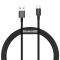 BASEUS Baseus Huawei Fast Charging USB-C till USB-A kabel 1m - Svart