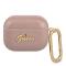 Guess Guess Saffiano Script Metal Collection Skal AirPods Pro - Rosa