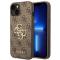 Guess GUESS iPhone 14 Skal Big Metall Logo - Brun